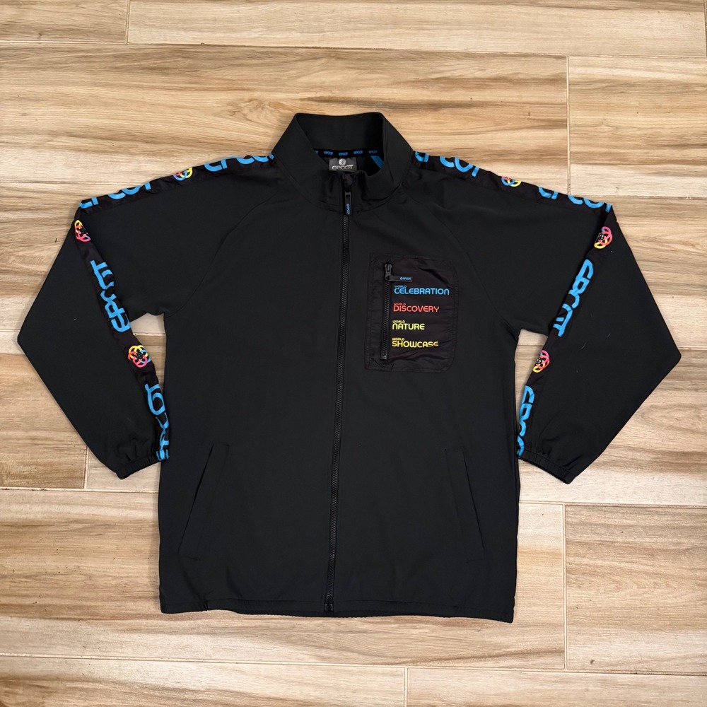 2022 Disney Parks Epcot Neighborhoods Windbreaker Adult Jacket Size M